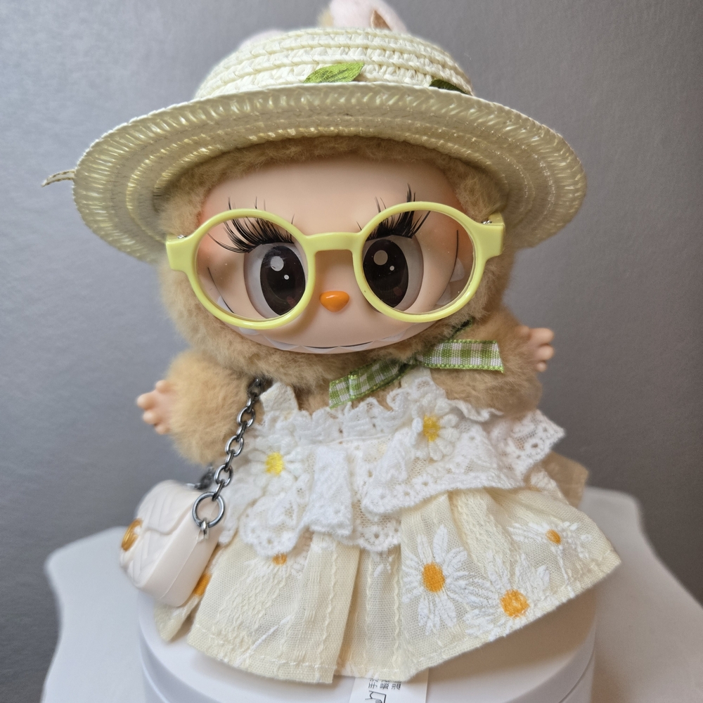 Clothing For Labubu Spring Dress Outfit With Acessories